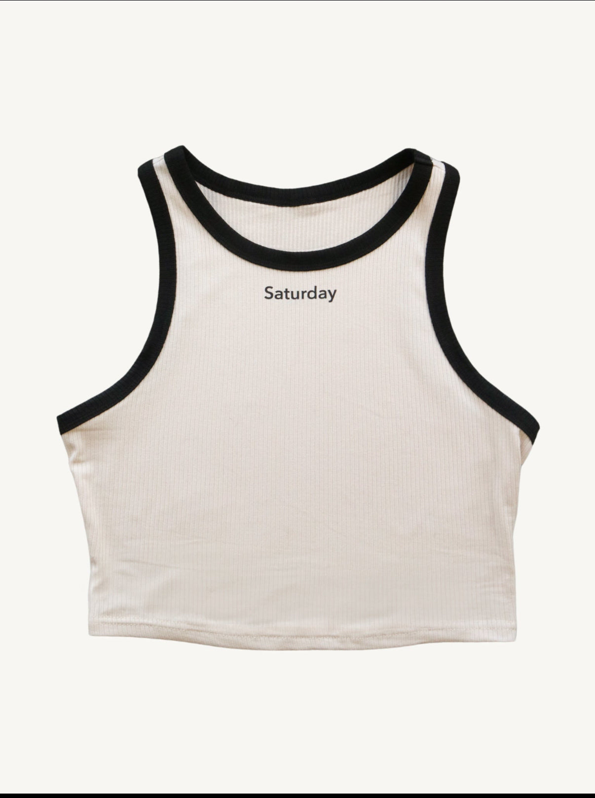 Cream Tank Top