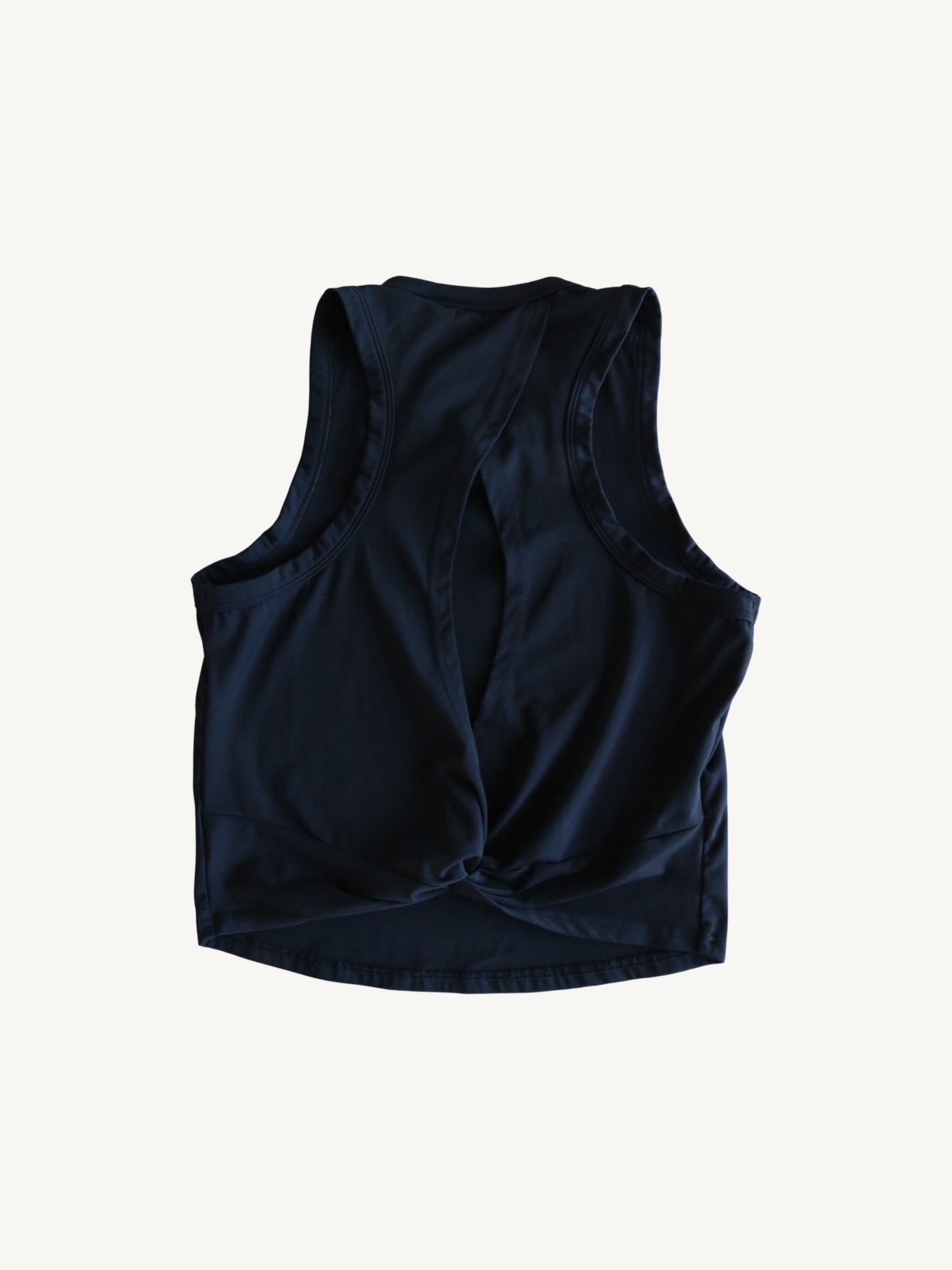 Black Cut Out Tank