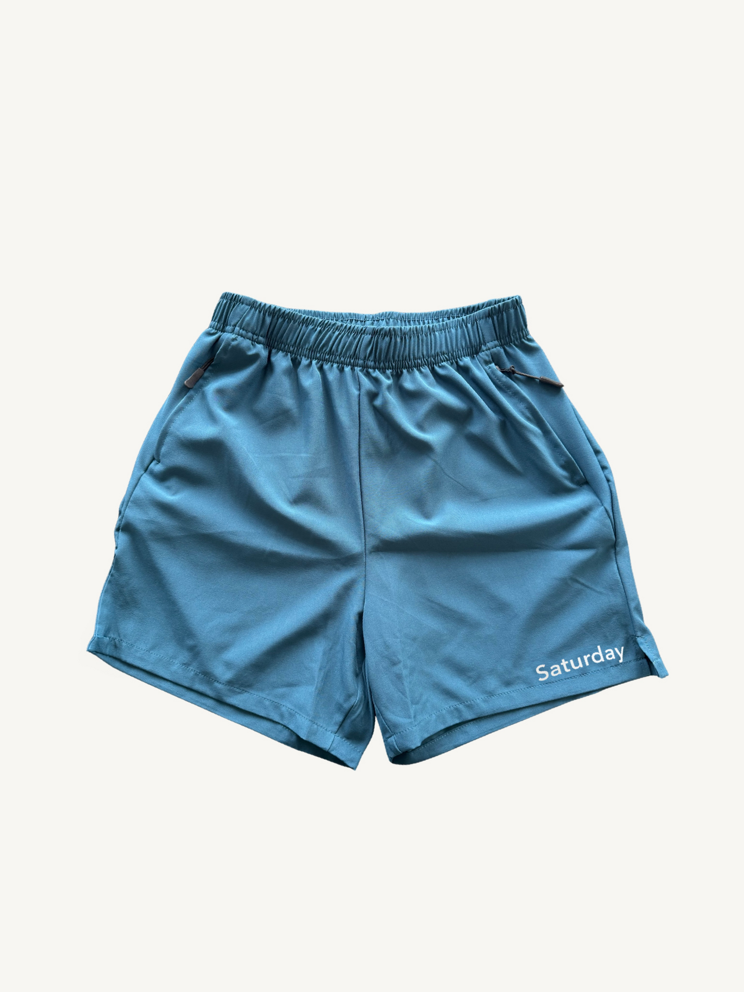 Kids Blue Athletic Shorts