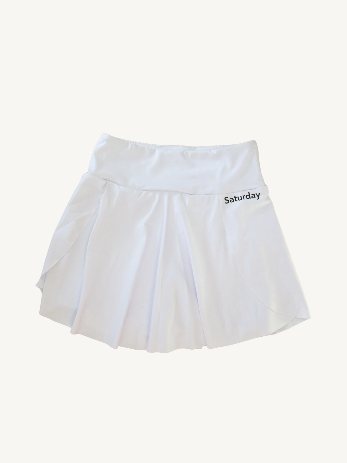 Girls White Tennis Skirt