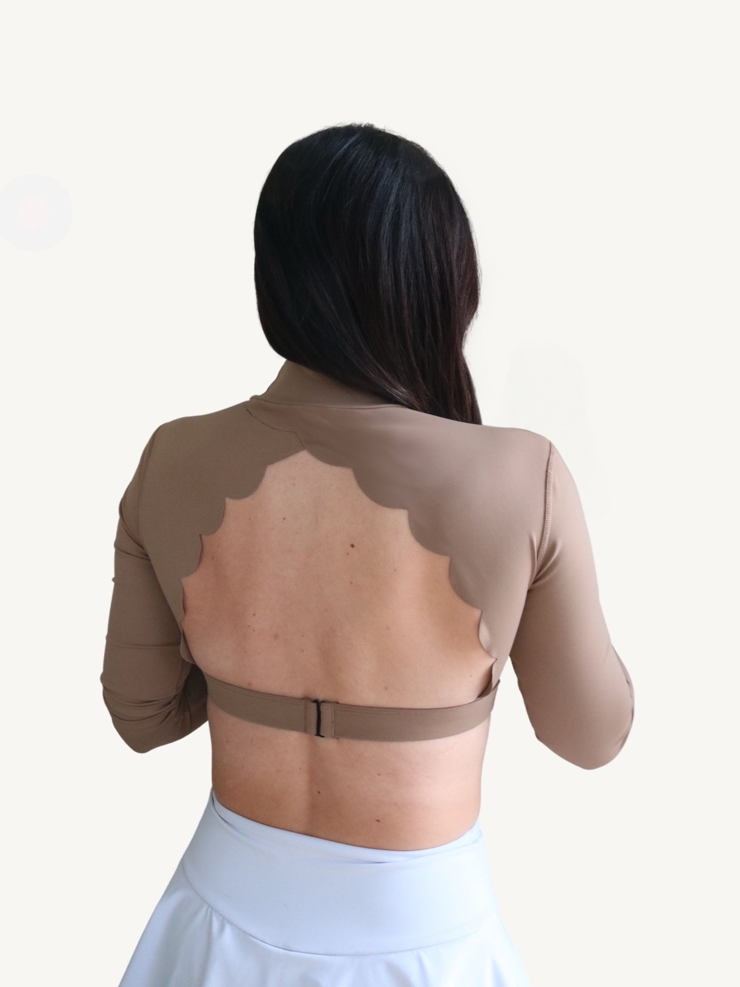 Athletic Long Sleeve Crop Top