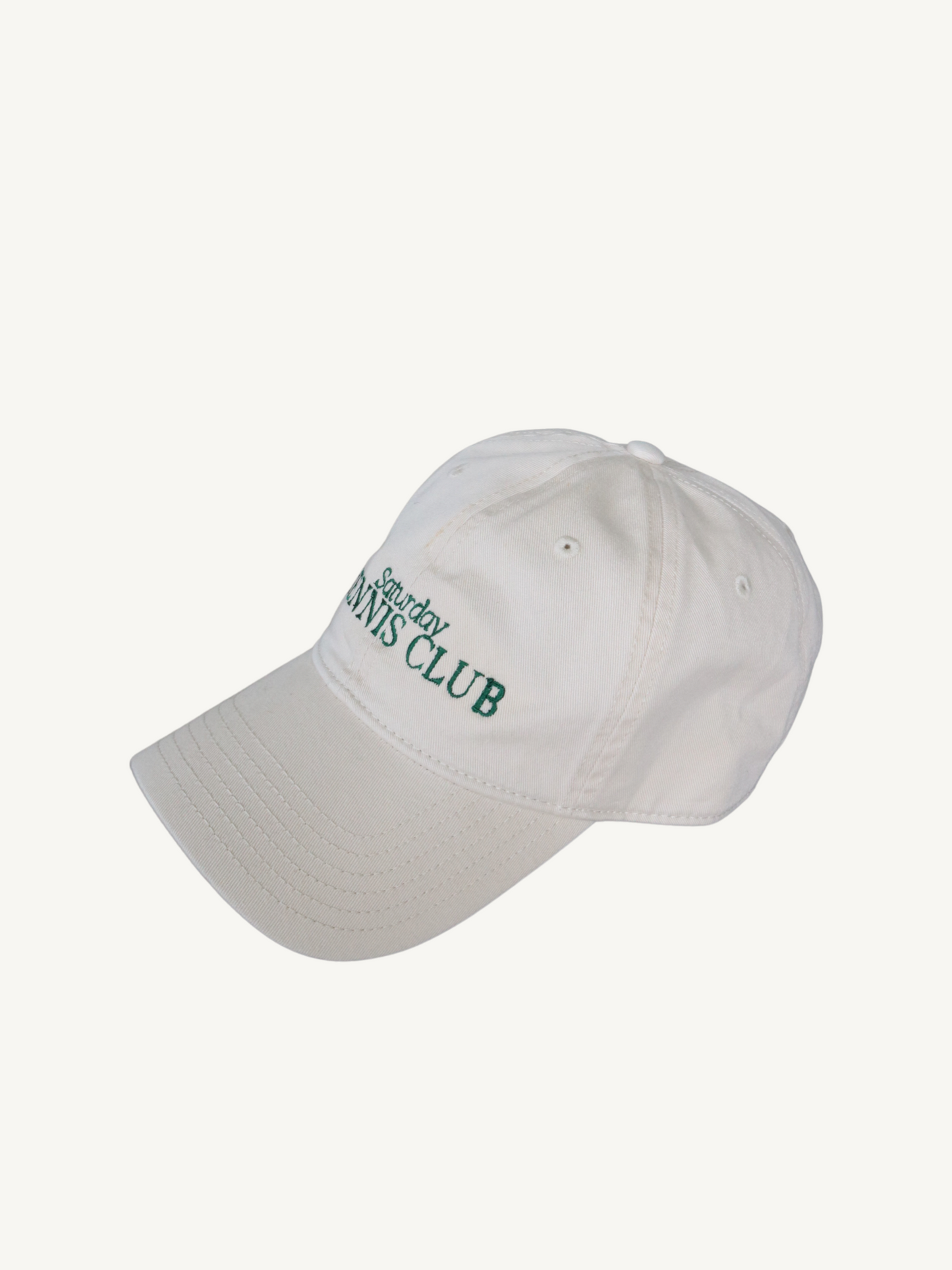 Tan Tennis Hat with old money aesthetic