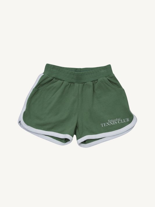 Little Boy Retro Green Shorts