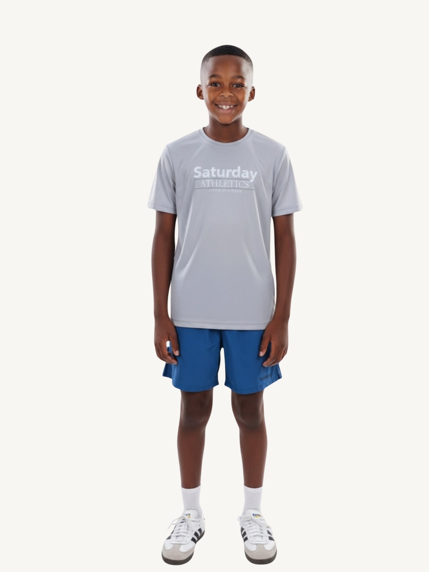 Kids Athletic Shorts - Blue