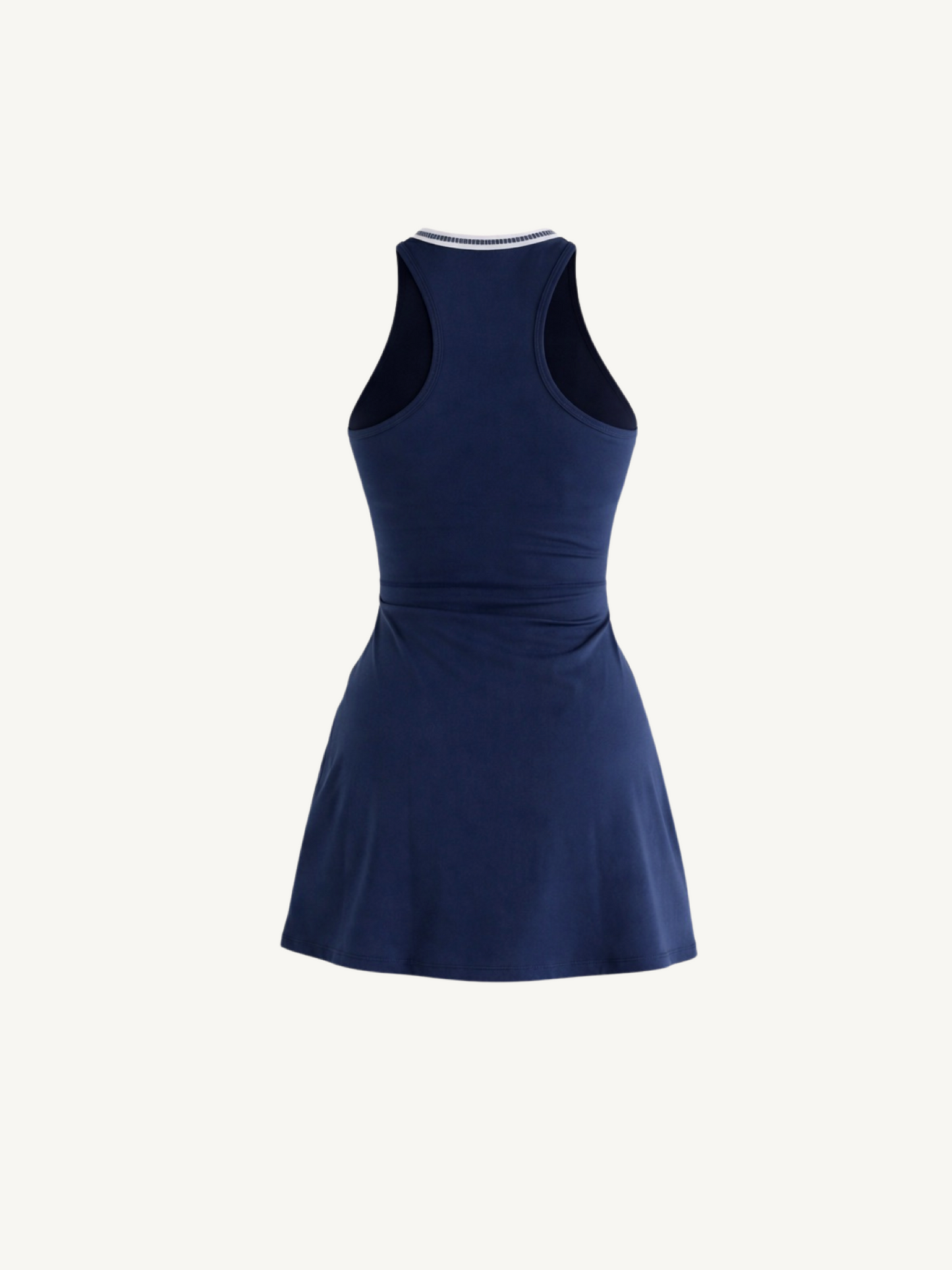 Women Navy V-Neck Dress
