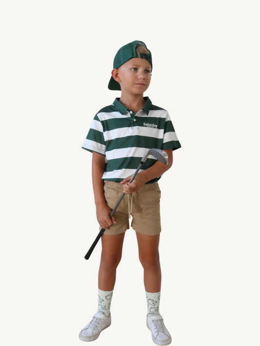 Kids Striped Polo