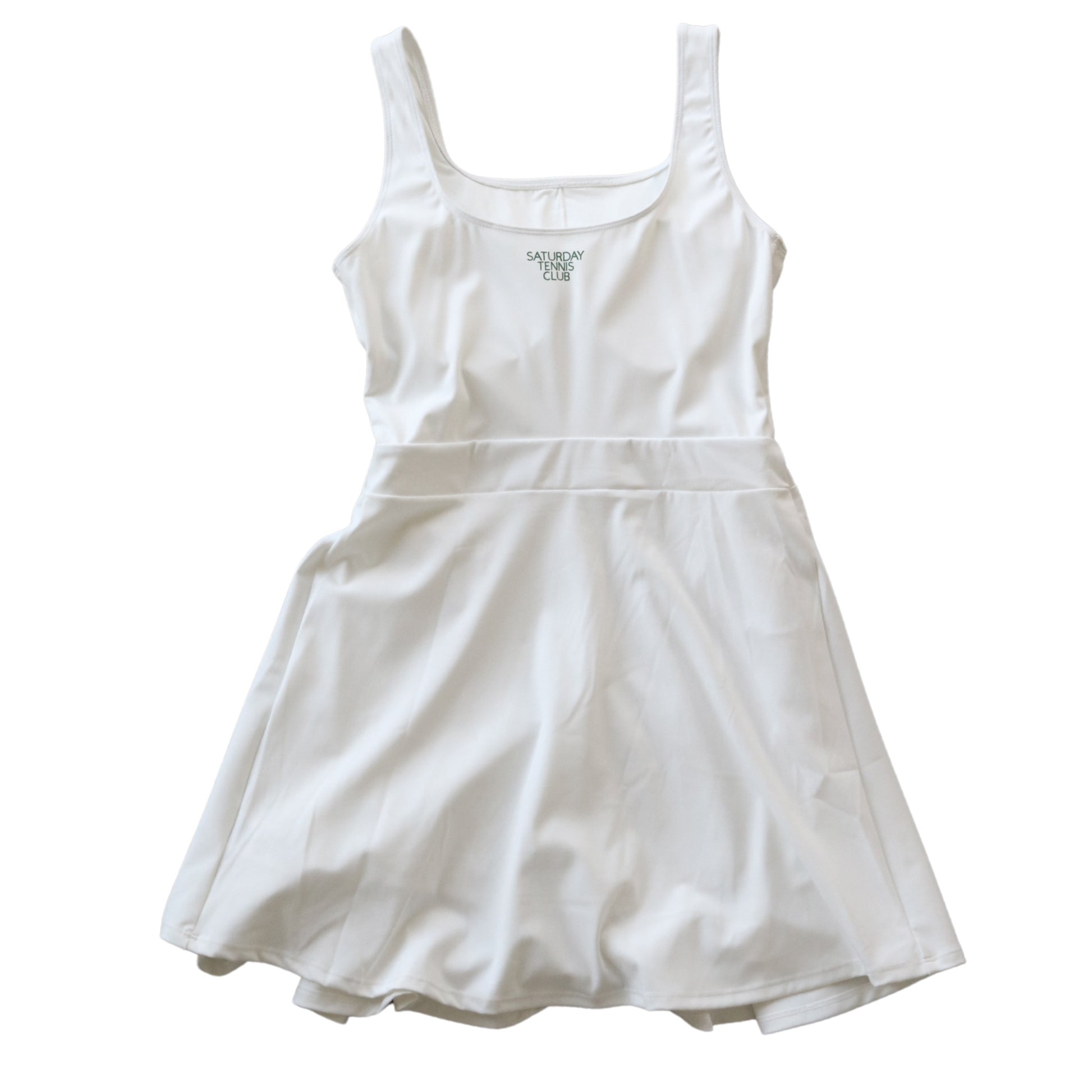 Women White Tennis Dress – Saturday Athletics Women White Tennis Dress – Saturday Athletics