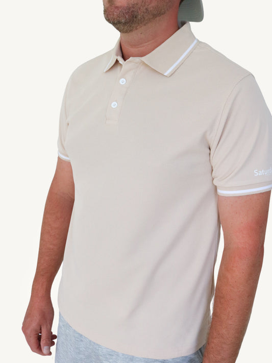 Mens Club Polo - Tan