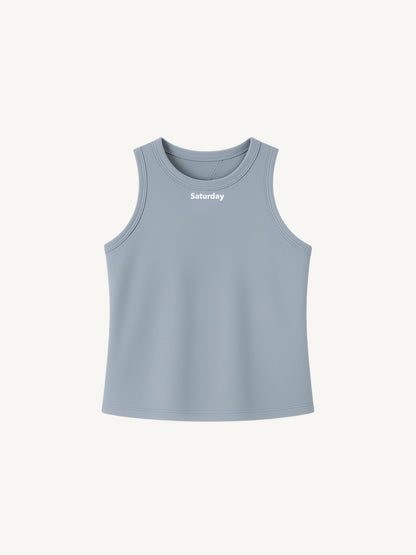 Women Grey Cut-Out Tank