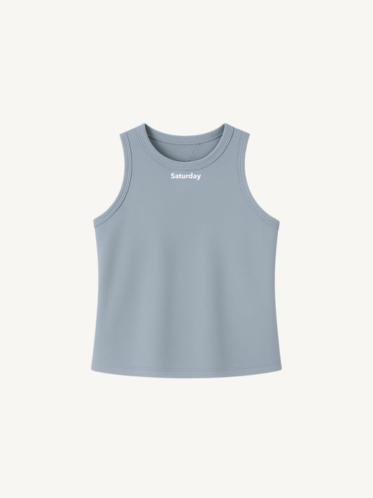 Women Grey Cut-Out Tank