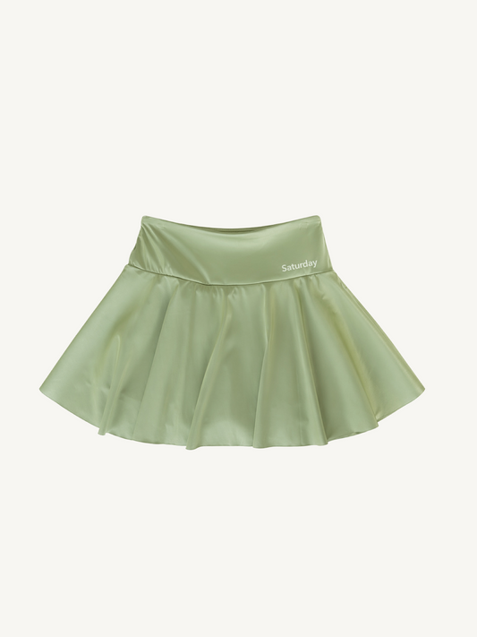 Green Active Skirt