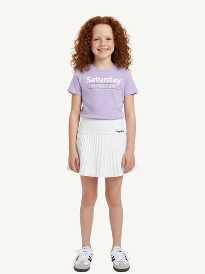 Kids Purple Saturday T-Shirt